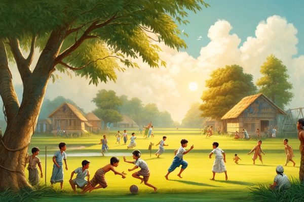 Amar khela jokhon chilo tomar shone     